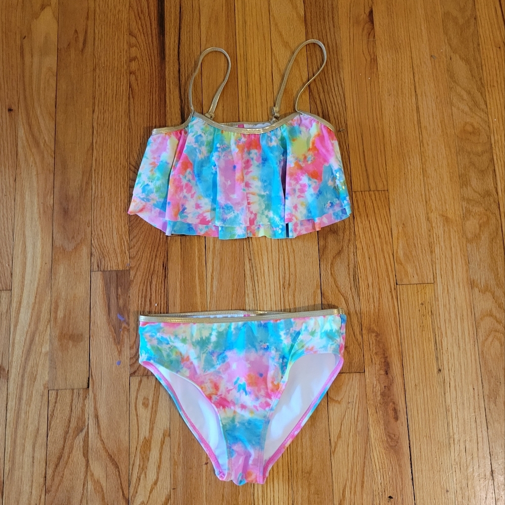 Betsey Johnson Tie Dye Bikini, size 14